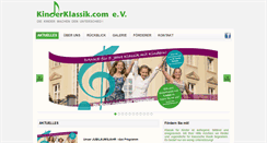 Desktop Screenshot of kinderklassik.com